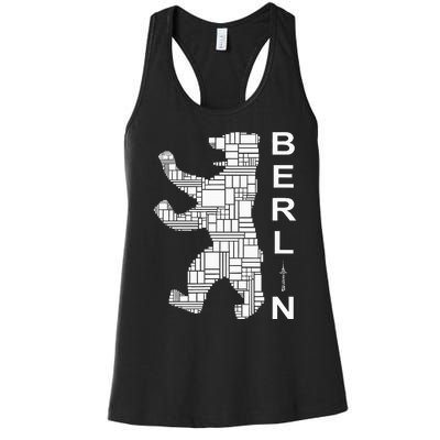 Berlin Bear I Love Berlin Women's Racerback Tank