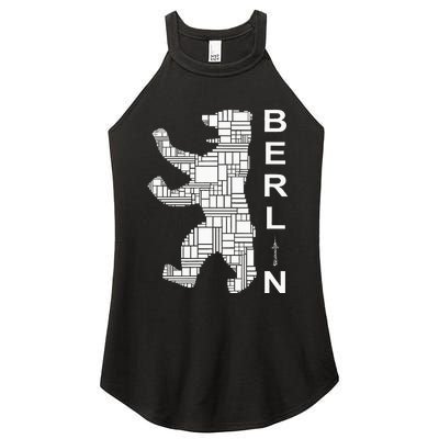 Berlin Bear I Love Berlin Women's Perfect Tri Rocker Tank