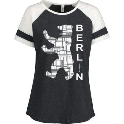 Berlin Bear I Love Berlin Enza Ladies Jersey Colorblock Tee