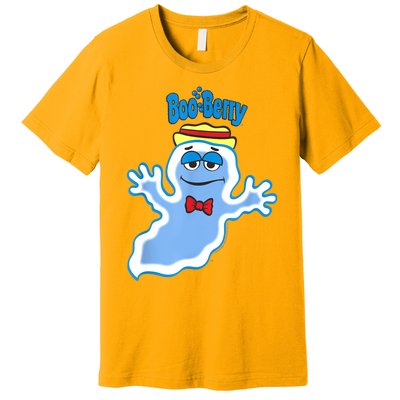 Boo Berry Iconic Blue Ghost Vintage Big Chest Portrait Premium T-Shirt