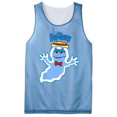 Boo Berry Iconic Blue Ghost Vintage Big Chest Portrait Mesh Reversible Basketball Jersey Tank