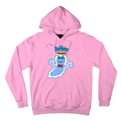 Boo Berry Iconic Blue Ghost Vintage Big Chest Portrait Hoodie