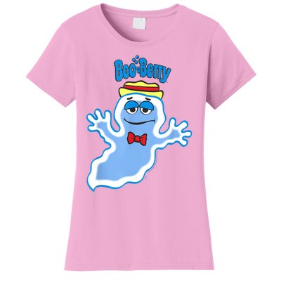 Boo Berry Iconic Blue Ghost Vintage Big Chest Portrait Women's T-Shirt