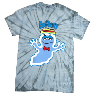 Boo Berry Iconic Blue Ghost Vintage Big Chest Portrait Tie-Dye T-Shirt