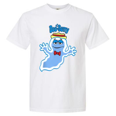 Boo Berry Iconic Blue Ghost Vintage Big Chest Portrait Garment-Dyed Heavyweight T-Shirt