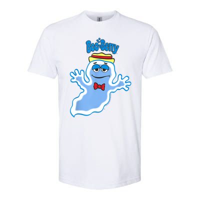 Boo Berry Iconic Blue Ghost Vintage Big Chest Portrait Softstyle® CVC T-Shirt