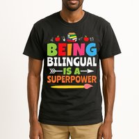 Being Bilingual Is A Superpower Back To School Tall T-Shirt