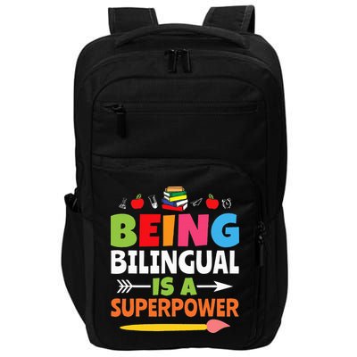 Being Bilingual Is A Superpower Back To School Impact Tech Backpack