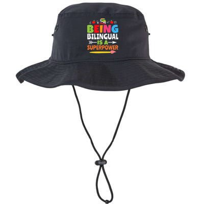 Being Bilingual Is A Superpower Back To School Bucket Hat