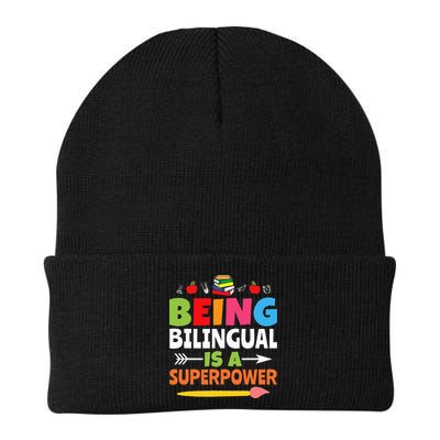 Being Bilingual Is A Superpower Back To School Beanie