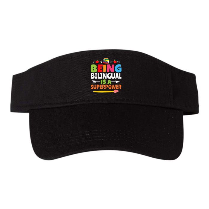 Being Bilingual Is A Superpower Back To School Visor