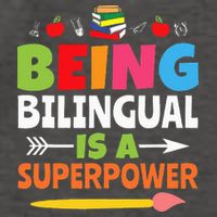 Being Bilingual Is A Superpower Back To School Vector Backpack