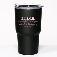 B.I.T.C.H. Beautiful Intelligent Talented Charming Design Tumbler