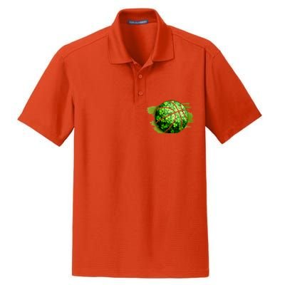 Basketball Ball Irish Shamrock Clover St Patrick's Day Cool Gift Dry Zone Grid Polo