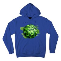 Basketball Ball Irish Shamrock Clover St Patrick's Day Cool Gift Hoodie