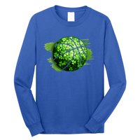 Basketball Ball Irish Shamrock Clover St Patrick's Day Cool Gift Long Sleeve Shirt