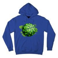 Basketball Ball Irish Shamrock Clover St Patrick's Day Cool Gift Tall Hoodie