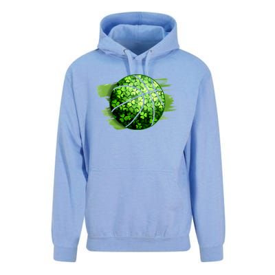 Basketball Ball Irish Shamrock Clover St Patrick's Day Cool Gift Unisex Surf Hoodie