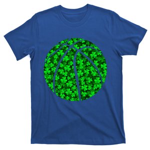 Basketball Ball Irish Shamrock Clover St Patrick's Day Gift T-Shirt