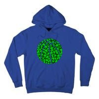 Basketball Ball Irish Shamrock Clover St Patrick's Day Gift Tall Hoodie