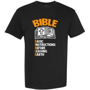 Bible (Basic Instructions Before Leaving Earth) - Catholic Garment-Dyed Heavyweight T-Shirt