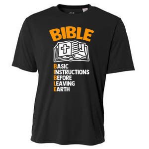 Bible (Basic Instructions Before Leaving Earth) - Catholic Cooling Performance Crew T-Shirt