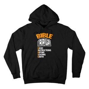 Bible (Basic Instructions Before Leaving Earth) - Catholic Hoodie