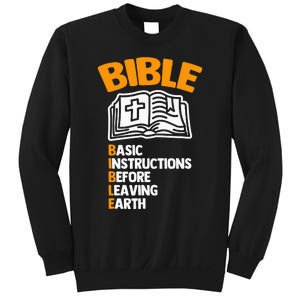 Bible (Basic Instructions Before Leaving Earth) - Catholic Sweatshirt