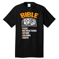 Bible (Basic Instructions Before Leaving Earth) - Catholic Tall T-Shirt