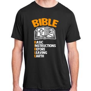 Bible (Basic Instructions Before Leaving Earth) - Catholic Adult ChromaSoft Performance T-Shirt