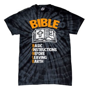 Bible (Basic Instructions Before Leaving Earth) - Catholic Tie-Dye T-Shirt