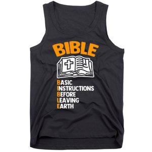 Bible (Basic Instructions Before Leaving Earth) - Catholic Tank Top