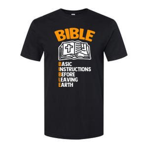 Bible (Basic Instructions Before Leaving Earth) - Catholic Softstyle CVC T-Shirt