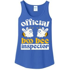 Boo Bee Inspector Halloween Humor Funny Ghost Gift Ladies Essential Tank