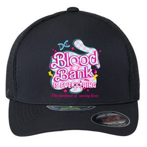 Blood Bank Is Everything Pink Retro Lab Week 2024 Med Tech Flexfit Unipanel Trucker Cap