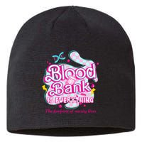 Blood Bank Is Everything Pink Retro Lab Week 2024 Med Tech Sustainable Beanie