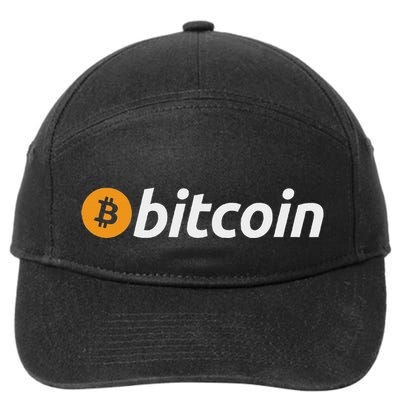 Bitcoin 7-Panel Snapback Hat