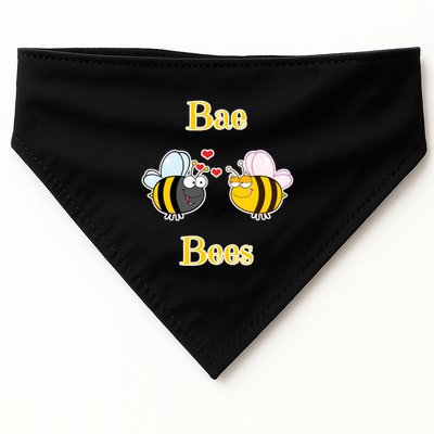 Bae Bees In Love Valentine's Day Bumble Bee Gift USA-Made Doggie Bandana