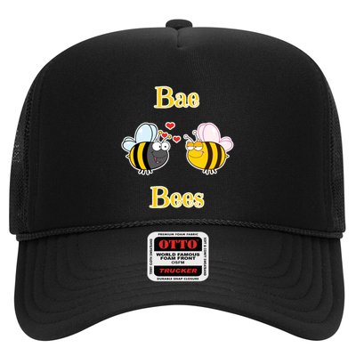 Bae Bees In Love Valentine's Day Bumble Bee Gift Trucker Hat