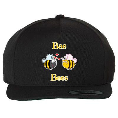 Bae Bees In Love Valentine's Day Bumble Bee Gift Wool Snapback Cap