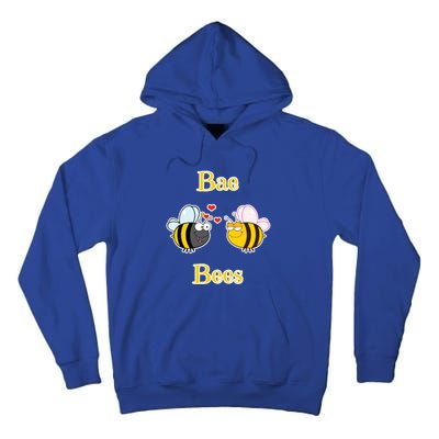 Bae Bees In Love Valentine's Day Bumble Bee Gift Tall Hoodie