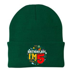 Birthday Boy IM 5 Years Old Gifts 5th Birthday Knit Cap Winter Beanie