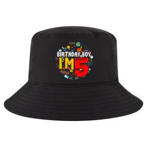 Birthday Boy IM 5 Years Old Gifts 5th Birthday Cool Comfort Performance Bucket Hat