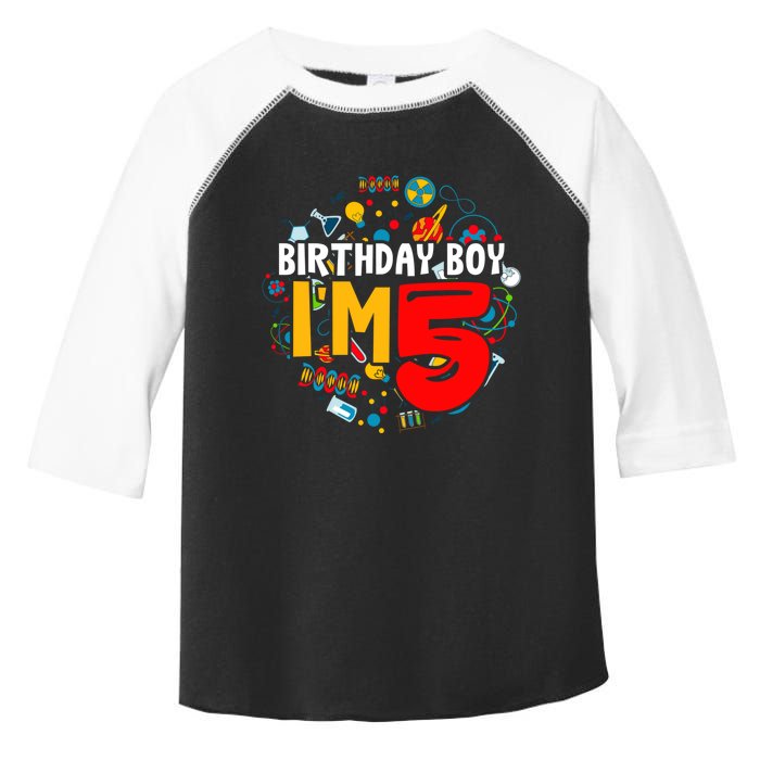 Birthday Boy IM 5 Years Old Gifts 5th Birthday Toddler Fine Jersey T-Shirt