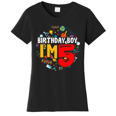 Birthday Boy IM 5 Years Old Gifts 5th Birthday Women's T-Shirt