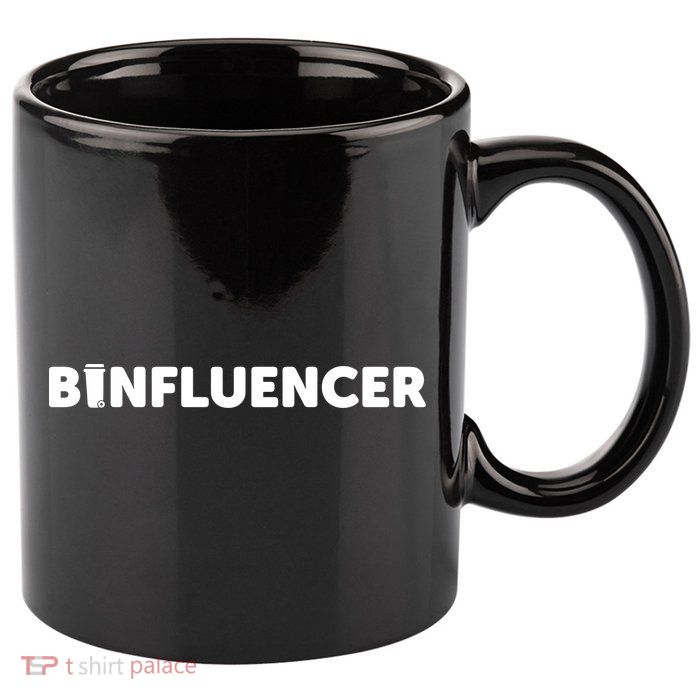 Binfluencer 11oz C Handle Ceramic Mug