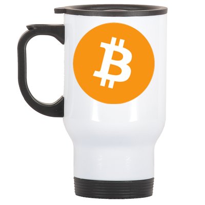 Bitcoin Stainless Steel Travel Mug