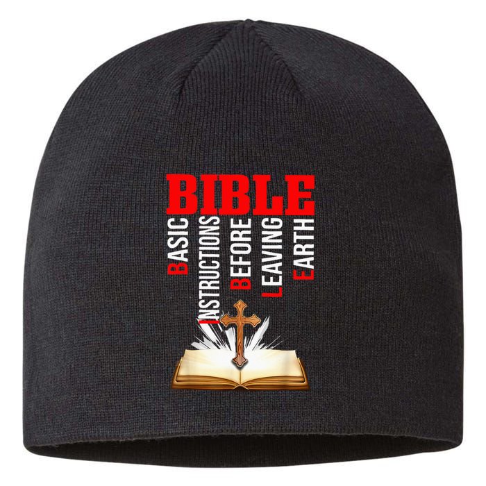 BIBLE Basic Instructions Before Leaving Earth Christian Sustainable Beanie