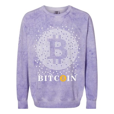 Bitcoin Colorblast Crewneck Sweatshirt