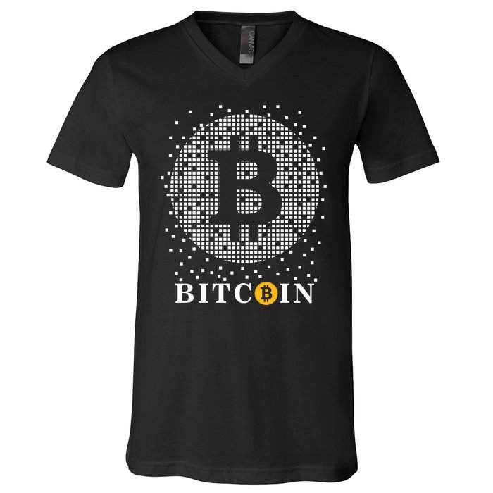 Bitcoin V-Neck T-Shirt